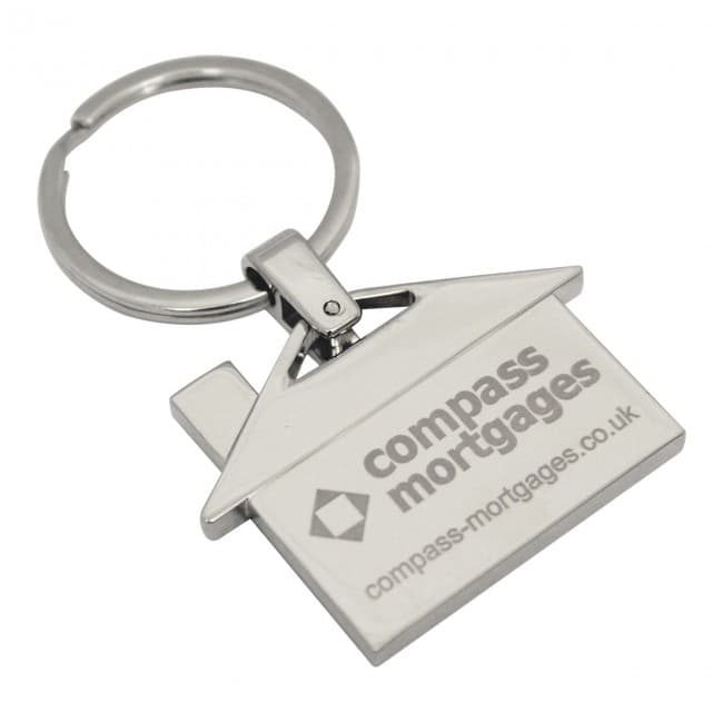 Custom Printed House Keyring