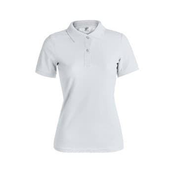 Women White Polo Shirt "keya" Wps180