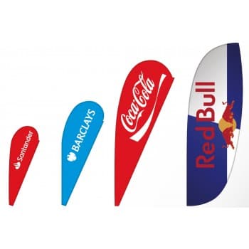 Bat Fan Beach Advertising Golf Flag 105 X 270cm With Ground Spike