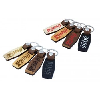 Deluxe Rectangular Shape Printed Keyring