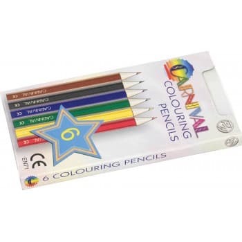 Colouring Pencils Half Size 6 Pack