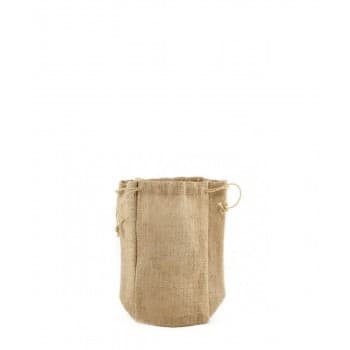 Large Jute Drawstring Pouch