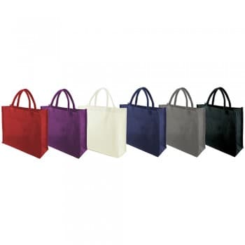 Tembo FC Laminated Black Jute Shopper