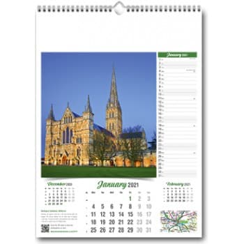 Discover Britain Wall Calendar