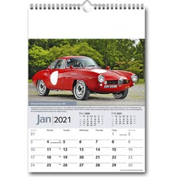 Collectors Cars Wall Calendar