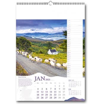 Scenic Tour Of Scotland Wall Calendar