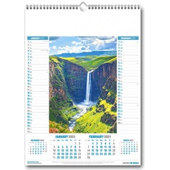 Around The World Memo Calendar.