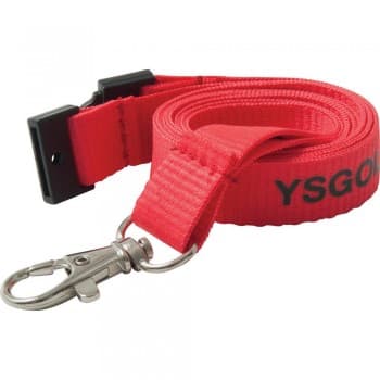 10mm Flat Polyester Lanyard