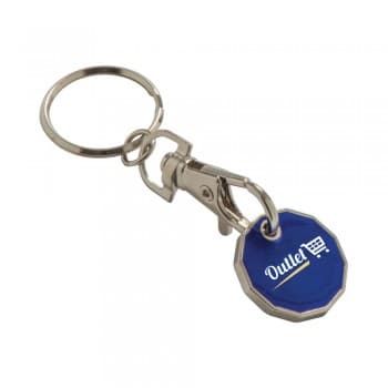 Trolley Coin Keyring