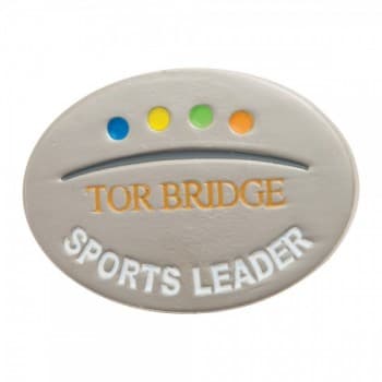 Stamped Iron Bespoke Soft Enamel Badge 25mm