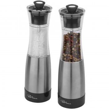 Duo salt and pepper mill set