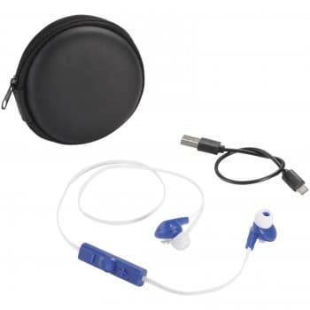 Sonic Bluetooth® earbuds with carrying case