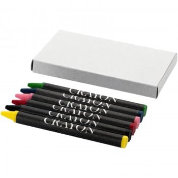 Ayo 6-piece coloured crayon set