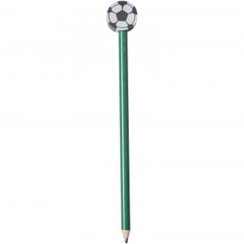 Goal pencil with football-shaped eraser