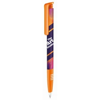 senator Super Hit Polished plastic ball pen with soft grip and Xtreme Branding