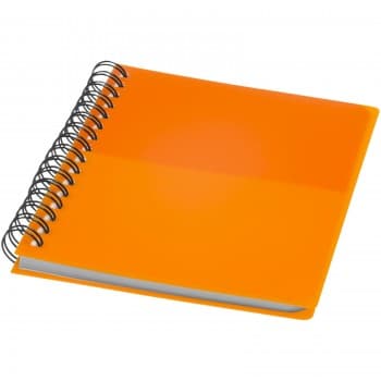 Colour-block A6 spiral notebook