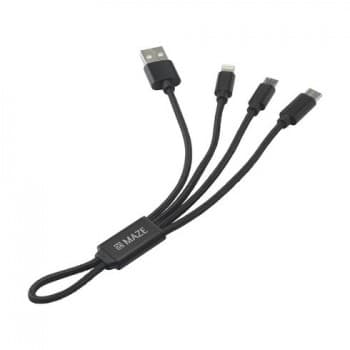 Braided Cable 4-in-1 charging cable