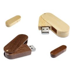 Wooden Rotating USB