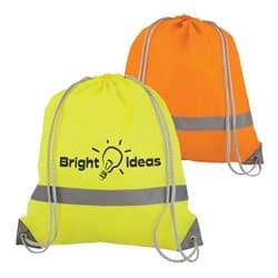 Neon High Viz Drawstring Rucksack