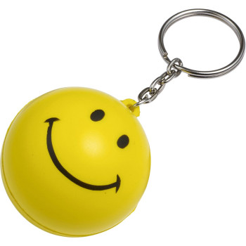 Smiley Face Stress Keyring