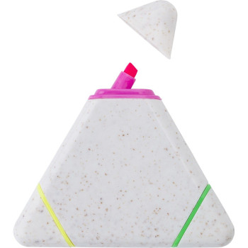 Wheat Straw & PP Triangular Highlighter