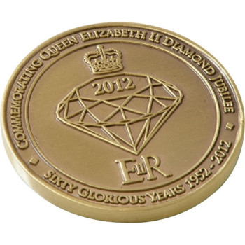 Promotional Coronation Stamped Iron Coin