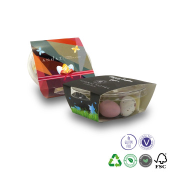 Small Easter Chocolate Eggs Eco Tubs