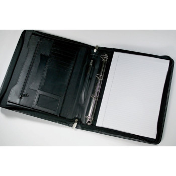 Malvern A4 Zipped Ring Binder Folder