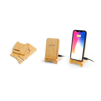 Bamboo Wireless Charging Stand 10W