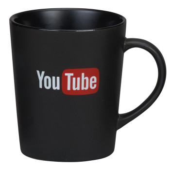 Matt Black Metro Mug