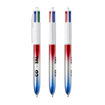 BIC 4 Colours Flags Collection Ballpen Screen Printing