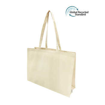 Kuru Natural Recycled Printed Canvas Bag