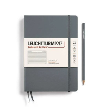 Leuchtturm1917 Medium A5 Hardcover Ruler Notebooks