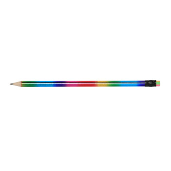 Rainbow Pencil With Eraser