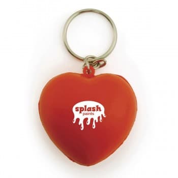 Stress Reliever Heart Keyring