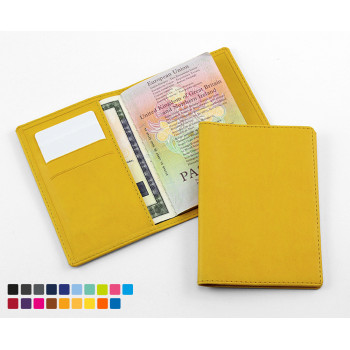 Deluxe Passport Wallet In Soft Touch Vegan Torino PU