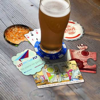 Custom Shaped Premium Beer Mats