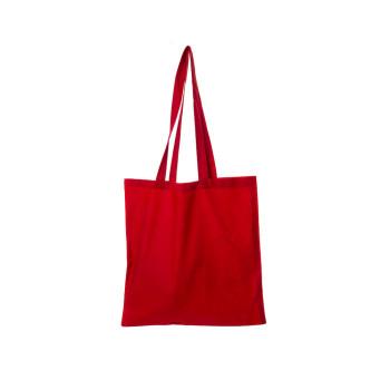 Red Coloured Cotton Shopper