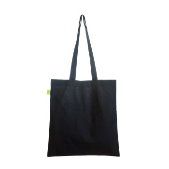 Eco Black Cotton Shopper