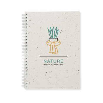 A5 Seed Paper Cover Notebook