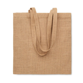 Jute Long Handled Shopping Bag