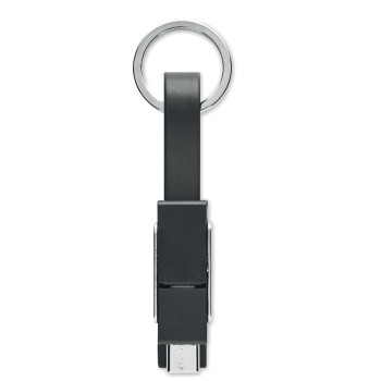 Keyring With 4 In 1 Cable