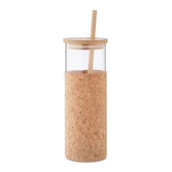 Glass Tumbler With Cork Sleeve 450ml