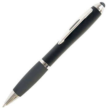 Shanghai Soft Stylus All Black Ball Pen