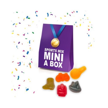 Eco Mini A Box with Sports Sweets