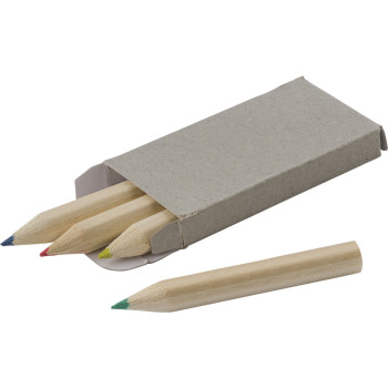 Coloured Mini Pencil Set 4Pc