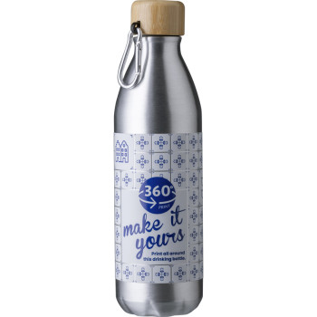 Aluminium Single Walled Bottle 500ml