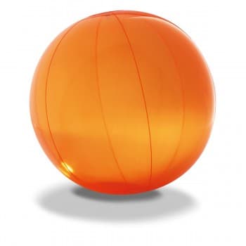 Transparent beach ball