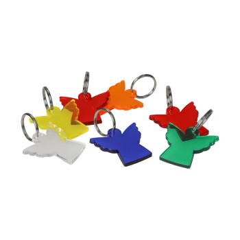 Angel Plastic Keyring