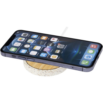 Terrazzo 10W Wireless Bamboo Charging Pad